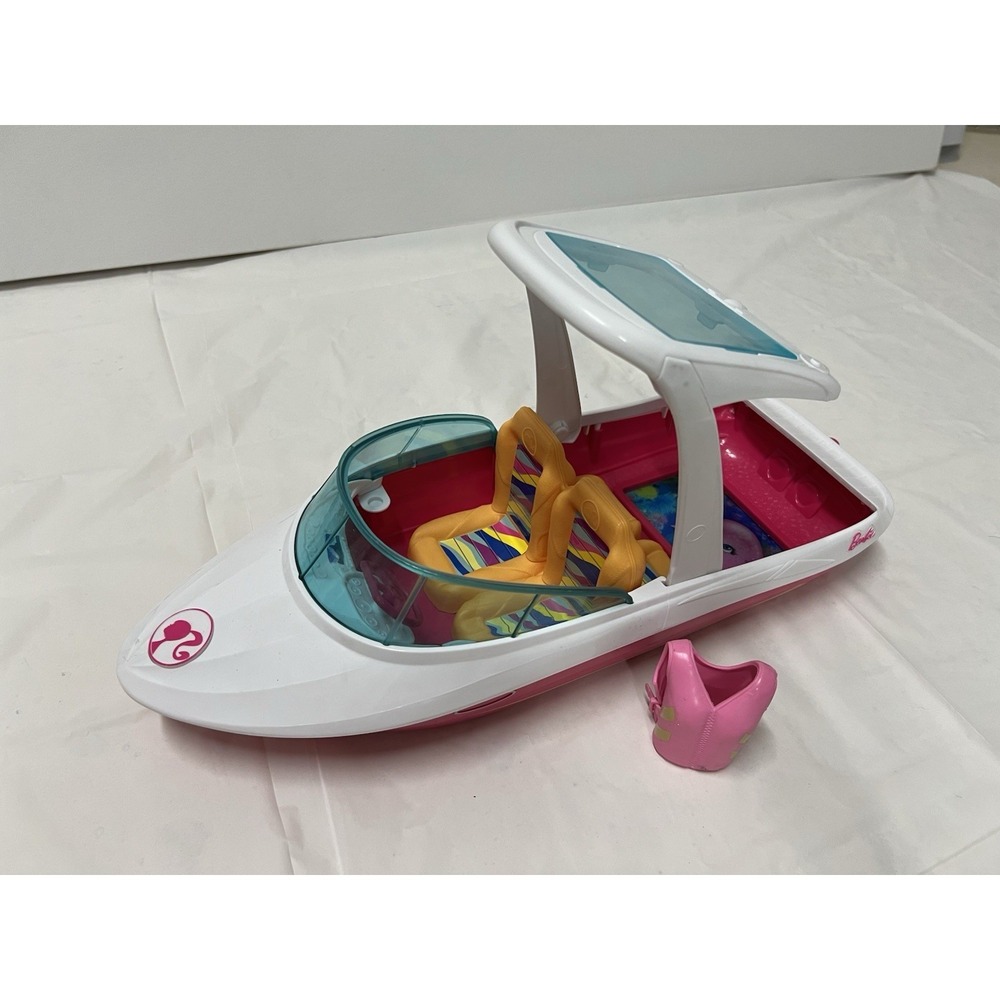 Barbie "Glass Bottom" Dolphin Magic Ocean View Boat Mattel Speed Boat